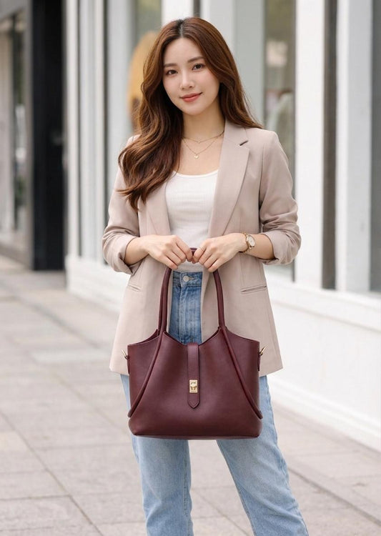 Gold Kilitli Uzun Askılı Çanta