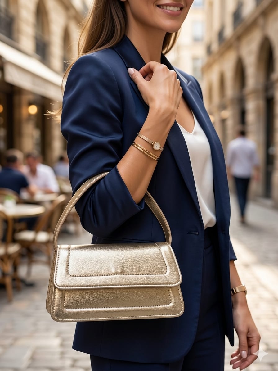 Kapaklı Omuz Çantası