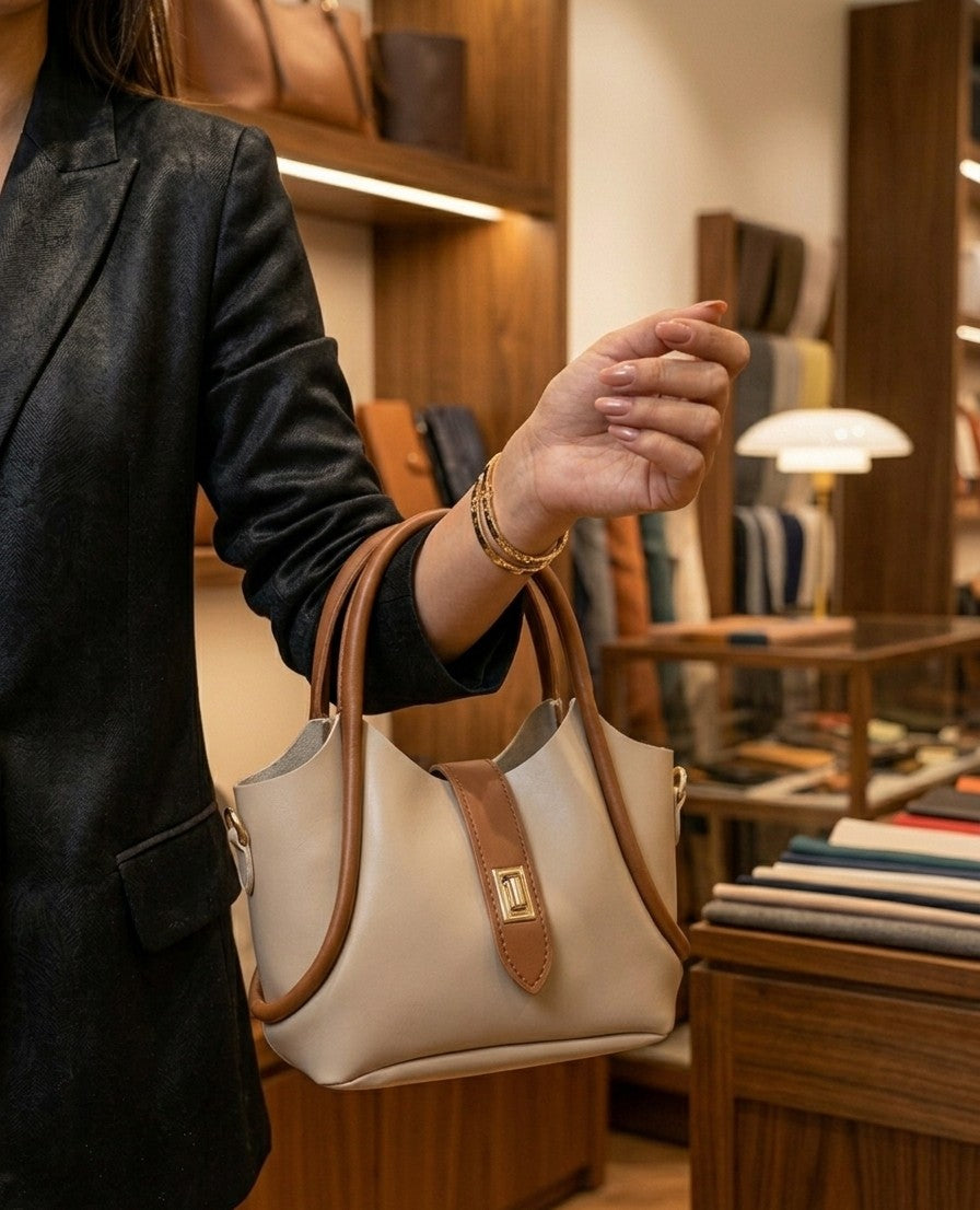 Gold Kilitli Uzun Askılı Çanta