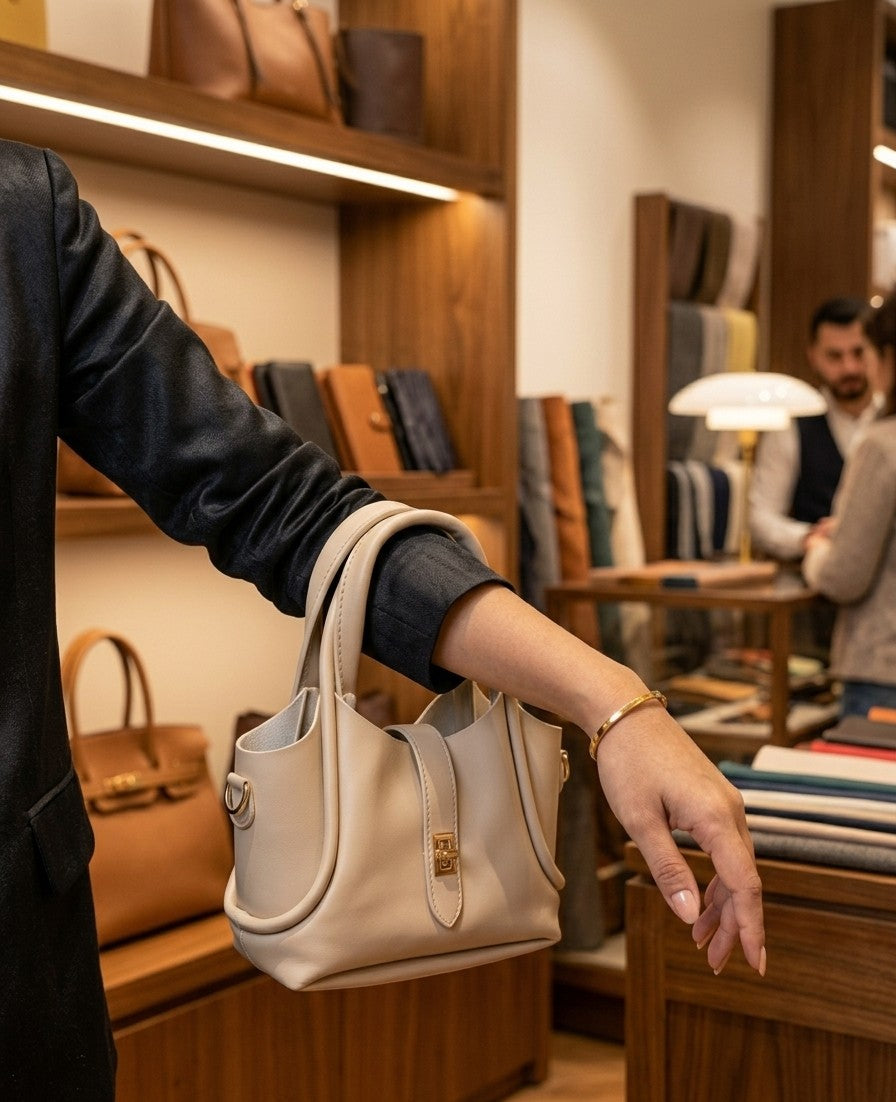 Gold Kilitli Uzun Askılı Çanta