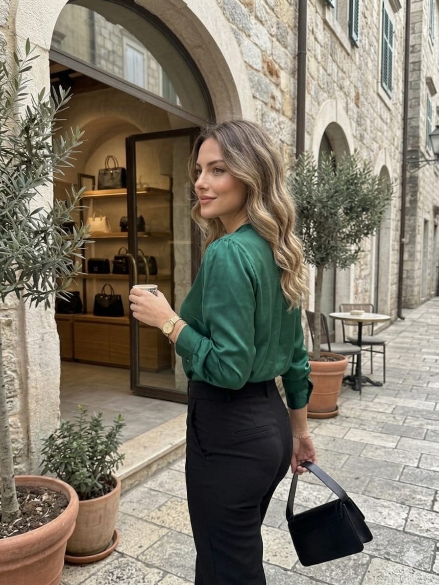 Kapaklı Omuz Çantası